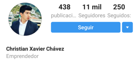Christian Chavez Instagram